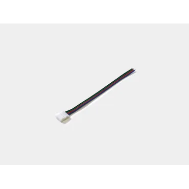 Коннектор для ленты SWG Standard RGB с проводом одинарный 4pin-10mm30mm-1 Коннектор для ленты SWG Standard RGB с проводом одинарный 4pin-10mm30mm-1