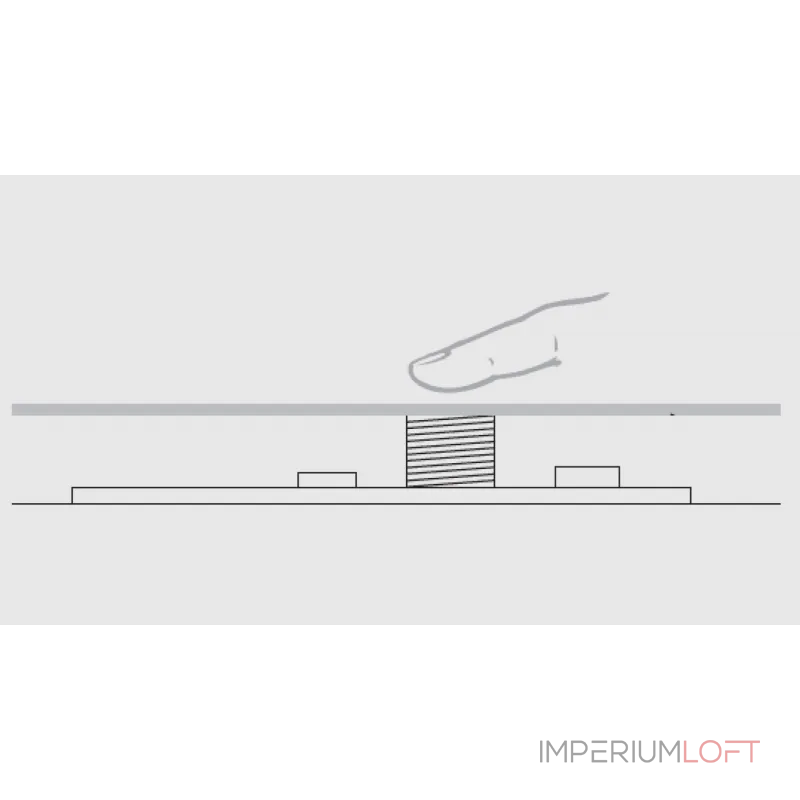 Мини диммер 1-3А сенсор для профиля SR-2901S от ImperiumLoft Мини диммер 1-3А сенсор для профиля SR-2901S от ImperiumLoft