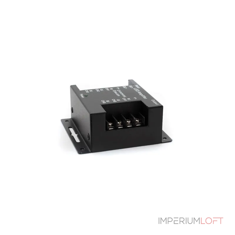 Усилитель RGB,24А,Черный, AMP-RGB-24A-BL Усилитель RGB,24А,Черный, AMP-RGB-24A-BL