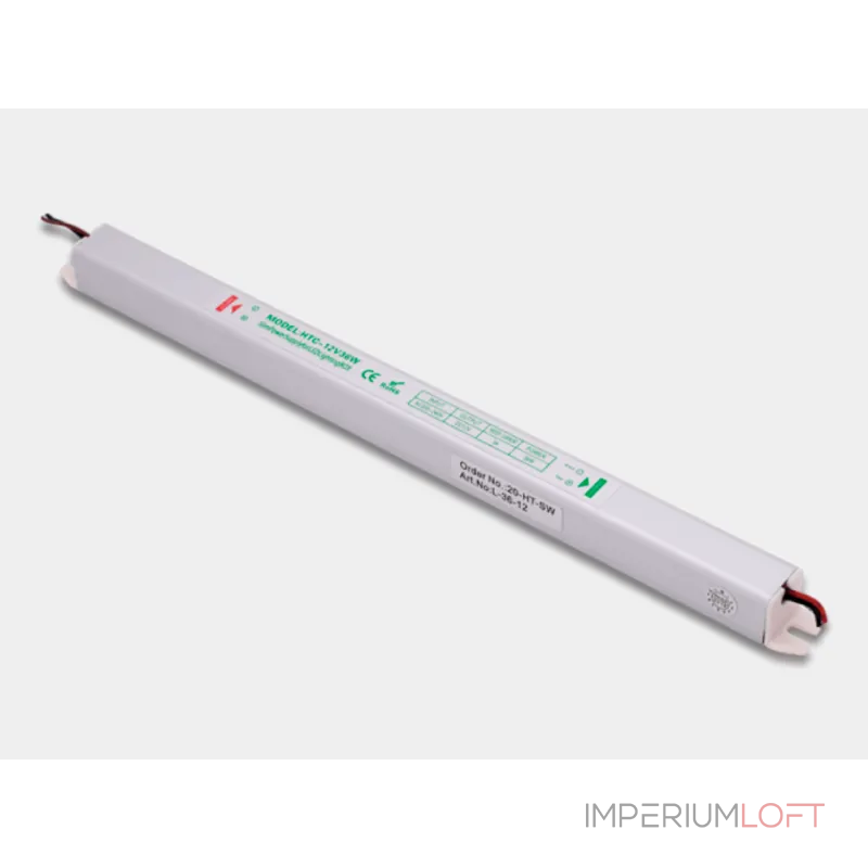 Блок питания сверxтонкий для светодиодных лент, 36 W, 12V, L-36-12 Блок питания сверxтонкий для светодиодных лент, 36 W, 12V, L-36-12