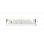 Светодиодная лента IP33 RGB 4000K DSG5120-24-RGB+NW-33