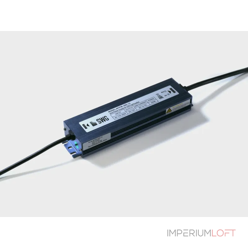 Блок питания для светодиодных лент TPW, 200 W Влагозащитный, 12 V, MTPW-200-12 Блок питания для светодиодных лент TPW, 200 W Влагозащитный, 12 V, MTPW-200-12