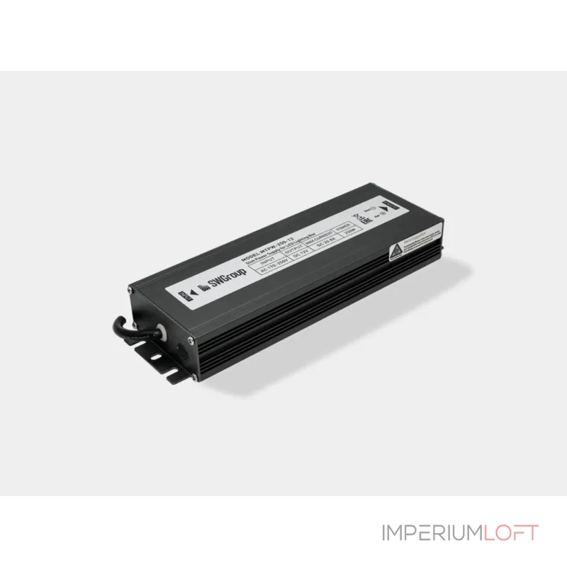 Блок питания для светодиодных лент TPW, 250 W Влагозащитный, 12 V, MTPW-250-12 Блок питания для светодиодных лент TPW, 250 W Влагозащитный, 12 V, MTPW-250-12