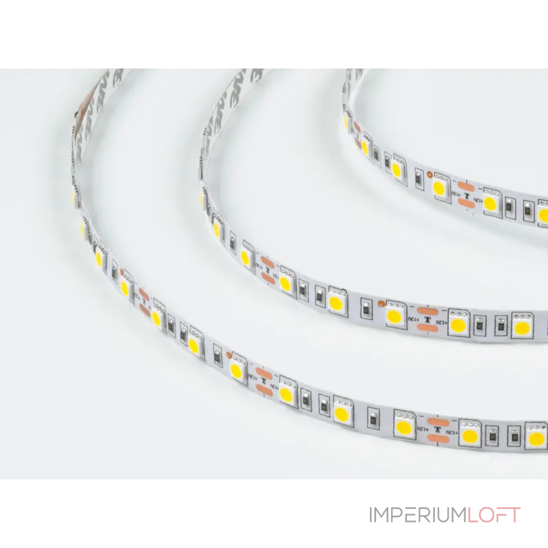 Светодиодная лента 5050 60 LED/м 144 Вт/м 12В IP20 3000K ECO-SWG560-12-14.4-WW
