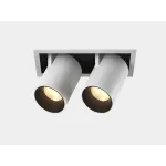 Светильник светодиодный потолочный встраиваемый поворотно-выдвижной, серия SPL, Ч/Б, 12Вт, IP20, Тёплый белый (3000К), SPL-SQ2-12-WW от NovaLamp