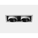 Светильник светодиодный потолочный встраиваемый поворотно-выдвижной, серия SPL, Ч/Б, 12Вт, IP20, Тёплый белый (3000К), SPL-SQ2-12-WW от NovaLamp