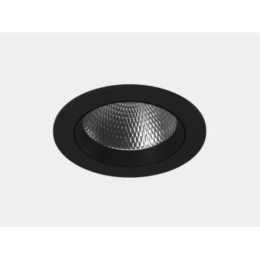 Светильник светодиодный встраиваемый наклонный серия DL-KZ Чёрный 18Вт IP20 3000К KZ-DLB-18-WW