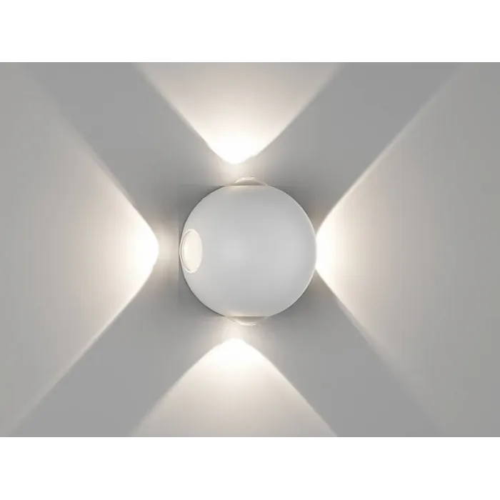 Светильник настенный GW SFERA-DBL белый, 3000K, GW-A161-4-4-WH-WW от NovaLamp