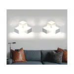 Светильник настенный GW PALMIRA белый, 9 Вт, 3000K, GW-1101-3-9-WH-WW от NovaLamp Светильник настенный GW PALMIRA белый, 9 Вт, 3000K, GW-1101-3-9-WH-WW от NovaLamp