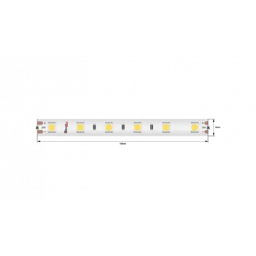 Светодиодная лента LUX 5050 60 LED/м 144 Вт/м 24В IP65 2700K DSG560-24-WW-65 Светодиодная лента LUX 5050 60 LED/м 144 Вт/м 24В IP65 2700K DSG560-24-WW-65