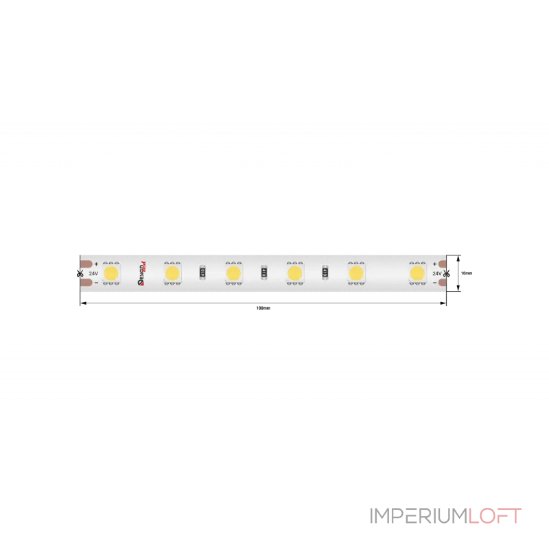 Светодиодная лента LUX, 5050, 60 LED/м, 14,4 Вт/м, 24В, IP65, Тёплый белый (2700K), DSG560-24-WW-65 от NovaLamp Светодиодная лента LUX, 5050, 60 LED/м, 14,4 Вт/м, 24В, IP65, Тёплый белый (2700K), DSG560-24-WW-65 от NovaLamp