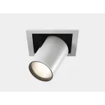 Светильник светодиодный потолочный встраиваемый поворотно-выдвижной, серия SPL, Ч/Б, 25Вт, IP20, Тёплый белый (3000К), SPL-SQ1-25-WW от NovaLamp