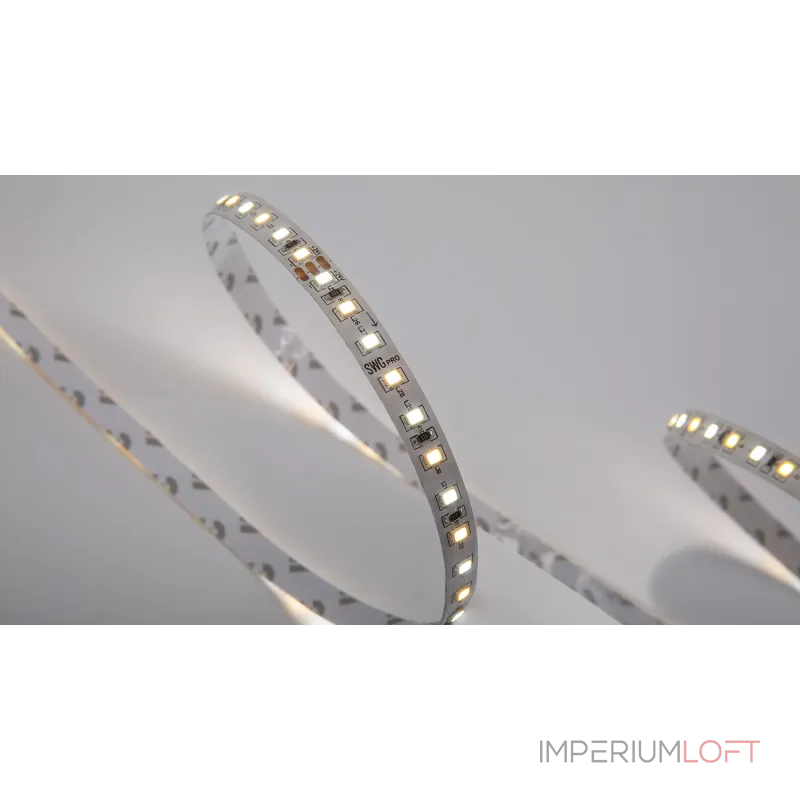 Светодиодная лента SWG PRO 2835 120 LED/м 144 Вт/м 24В IP20 3000K + 6000K SWG2P120-24-14.4-WWW-20 Светодиодная лента SWG PRO 2835 120 LED/м 144 Вт/м 24В IP20 3000K + 6000K SWG2P120-24-14.4-WWW-20