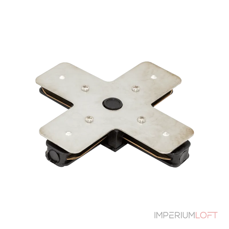 X-коннектор для однофазных трековых систем, CN2-BL-X от NovaLamp X-коннектор для однофазных трековых систем, CN2-BL-X от NovaLamp