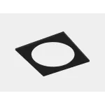 Рамка для серии COMBO 1 квадратная, черная, COMBO-1S1-BL