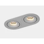 Рамка двойная для серии COMBO 1 круглая, белая, COMBO-1R2-WH