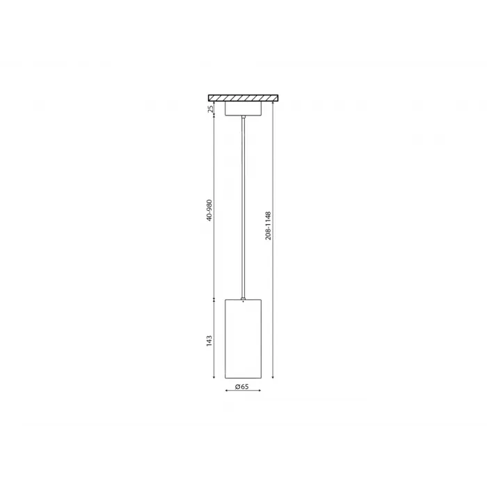 Крепление сменное М6 для светильников VILLY подвесное Серебро VL-M6-SL от ImperiumLoft