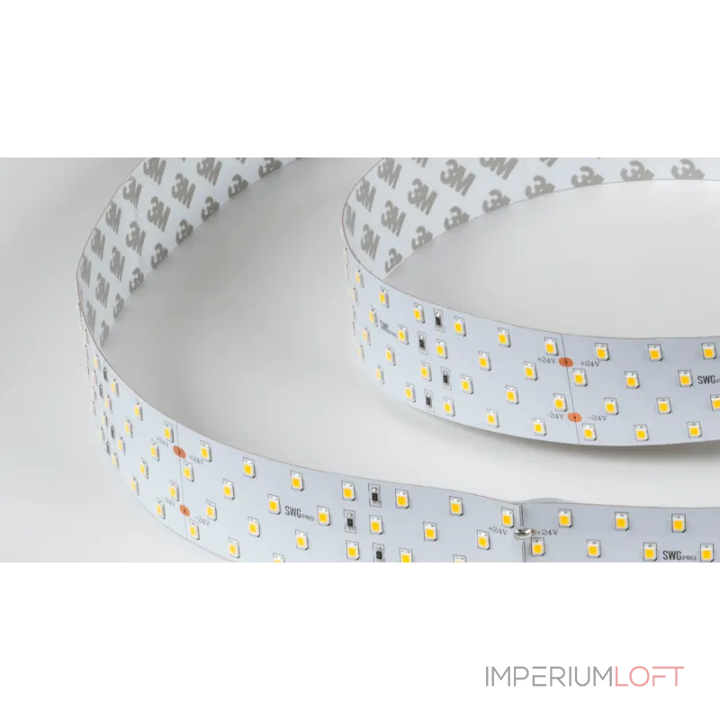 Светодиодная лента SWG PRO 2835, 280 LED/м, 26 Вт/м, 24В , IP20, Цвет: Нейтральный белый, SWG2P280-24-26-NW-20 Светодиодная лента SWG PRO 2835, 280 LED/м, 26 Вт/м, 24В , IP20, Цвет: Нейтральный белый, SWG2P280-24-26-NW-20