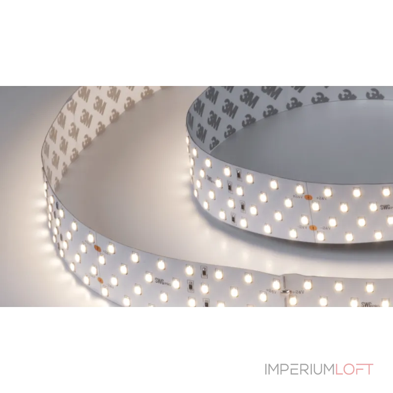 Светодиодная лента SWG PRO 2835, 280 LED/м, 26 Вт/м, 24В , IP20, Цвет: Нейтральный белый, SWG2P280-24-26-NW-20 Светодиодная лента SWG PRO 2835, 280 LED/м, 26 Вт/м, 24В , IP20, Цвет: Нейтральный белый, SWG2P280-24-26-NW-20