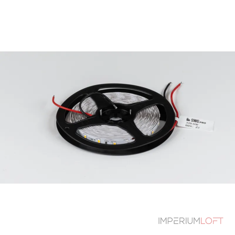 Светодиодная лента SWG PRO 2835, 60 LED/м, 4,8 Вт/м, 24В , IP20, Цвет: Нейтральный белый, SWG2P60-24-4.8-NW