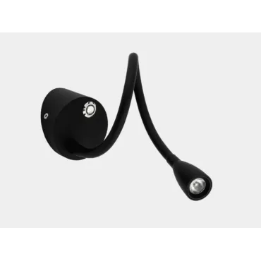 Светильник настенный WL BED 3 Вт чёрный с диммером BQ004103-A-3-DIM-BL-WW