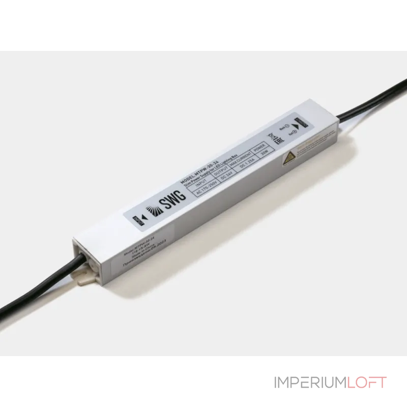 Блок питания для светодиодных лент TPW, 30 W Влагозащитный, 24 V, MTPW-30-24 Блок питания для светодиодных лент TPW, 30 W Влагозащитный, 24 V, MTPW-30-24