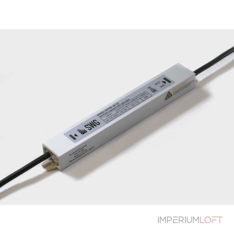 Блок питания для светодиодных лент TPW, 40 W Влагозащитный, 24 V, MTPW-40-24 Блок питания для светодиодных лент TPW, 40 W Влагозащитный, 24 V, MTPW-40-24