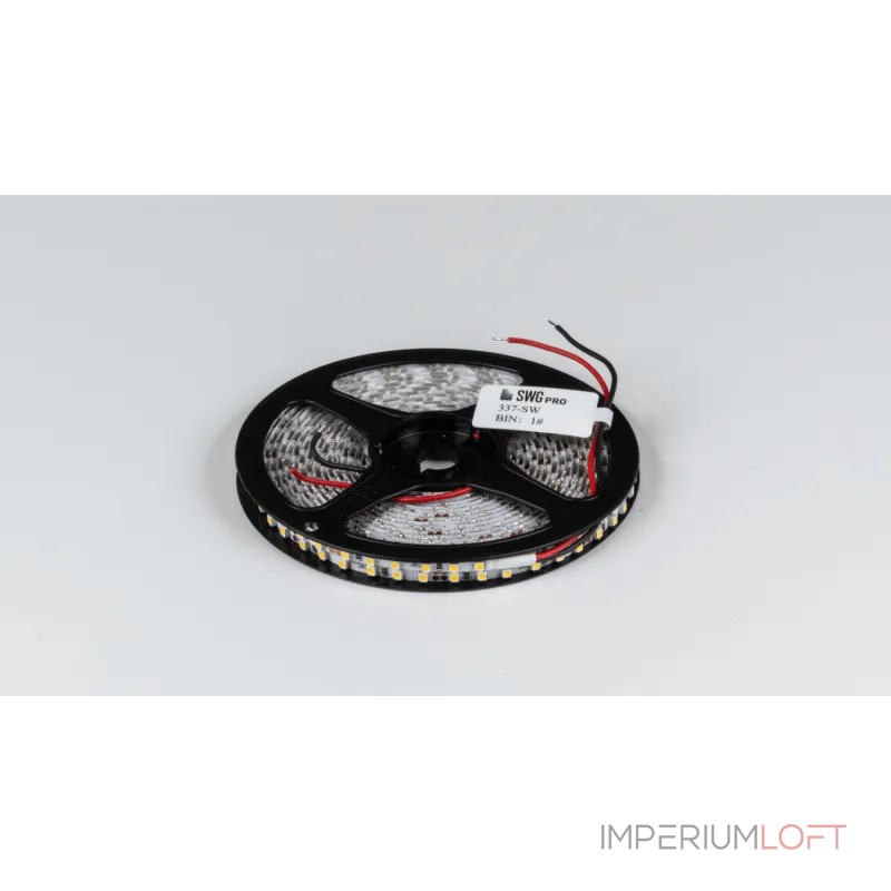 Светодиодная лента SWG PRO 3528, 120 LED/м, 9,6 Вт/м, 24В , IP20, Цвет: Нейтральный белый, SWG3PT120-24-9.6-NW