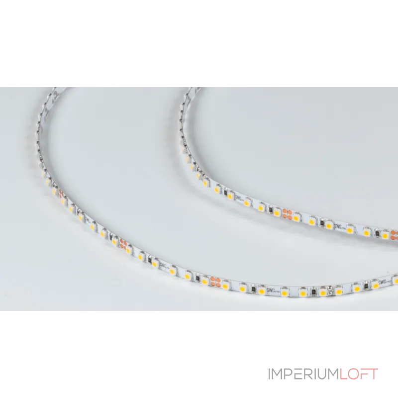 Светодиодная лента SWG PRO 3528, 120 LED/м, 9,6 Вт/м, 24В , IP20, Цвет: Нейтральный белый, SWG3PT120-24-9.6-NW