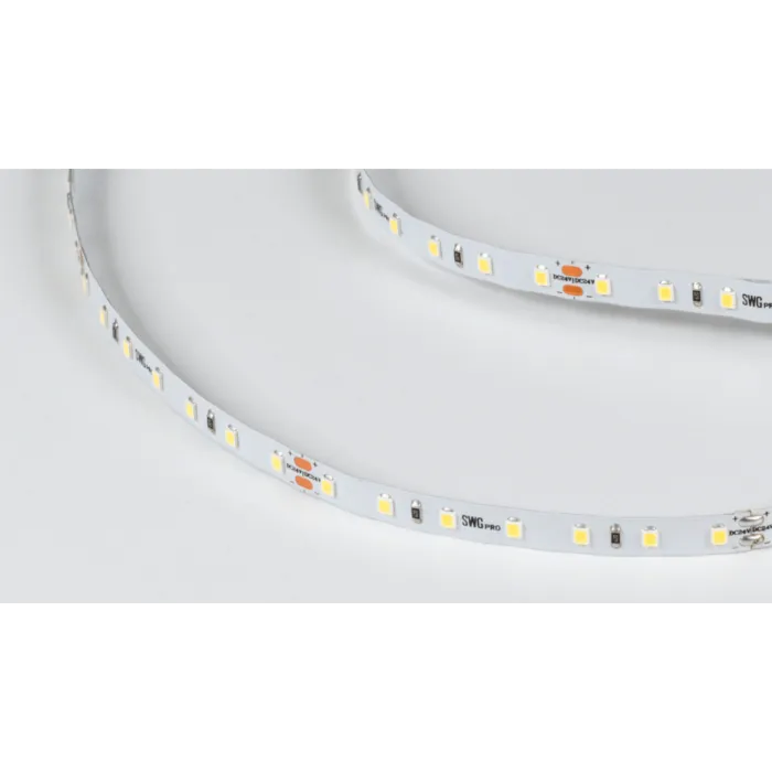 Светодиодная лента SWG PRO 2835, 84 LED/м, 8,6 Вт/м, 24В , IP20, Цвет: Холодный белый, SWG2P84-24-8.6-W от ImperiumLoft