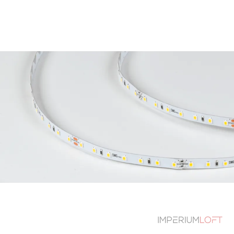 Светодиодная лента SWG PRO 2835, 84 LED/м, 8,6 Вт/м, 24В , IP20, Цвет: Нейтральный белый, SWG2P84-24-8.6-NW
