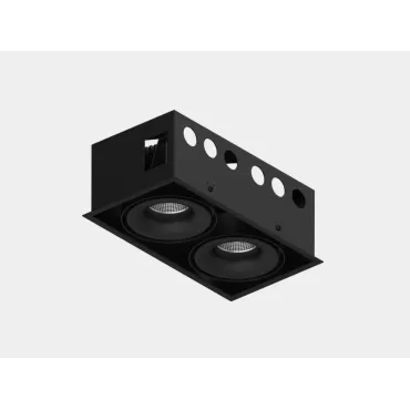 Корпус светильника потолочный встраиваемый поворотныйЧёрный IP20 COMBO-CRD2-BL Корпус светильника потолочный встраиваемый поворотныйЧёрный IP20 COMBO-CRD2-BL