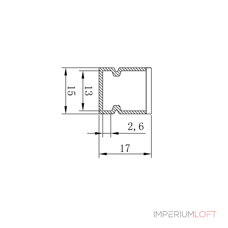 Профиль пластиковый SWG PRO SF-1517-65, SF-1517-65 Профиль пластиковый SWG PRO SF-1517-65, SF-1517-65