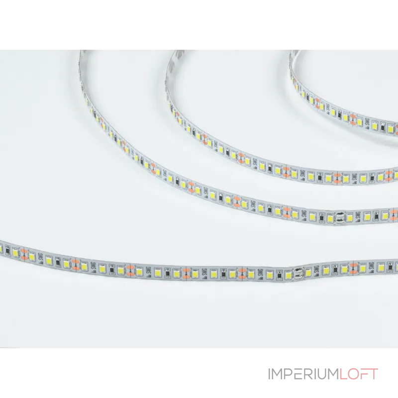 Светодиодная лента 2835, 120 LED/м, 12 Вт/м, 12В , IP20, 3M, Цвет: Холодный белый, SWG2120-12-12-W-M