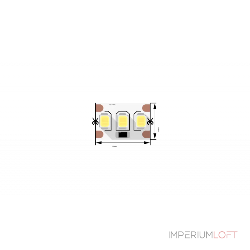 Светодиодная лента 2835, 204 LED/м, 22 Вт/м, 12В , IP20,3M, Цвет: Нейтральный белый, SWG2204-12-22-NW-M Светодиодная лента 2835, 204 LED/м, 22 Вт/м, 12В , IP20,3M, Цвет: Нейтральный белый, SWG2204-12-22-NW-M
