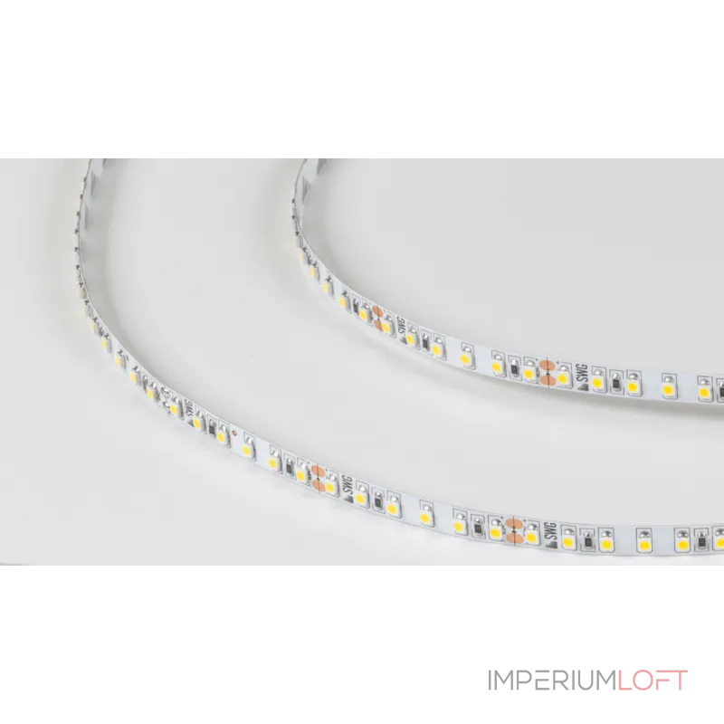 Светодиодная лента 3528, 120 LED/м, 9,6 Вт/м, 24В , IP20, Цвет: Нейтральный белый, SWG3120-24-9.6-NW-M Светодиодная лента 3528, 120 LED/м, 9,6 Вт/м, 24В , IP20, Цвет: Нейтральный белый, SWG3120-24-9.6-NW-M