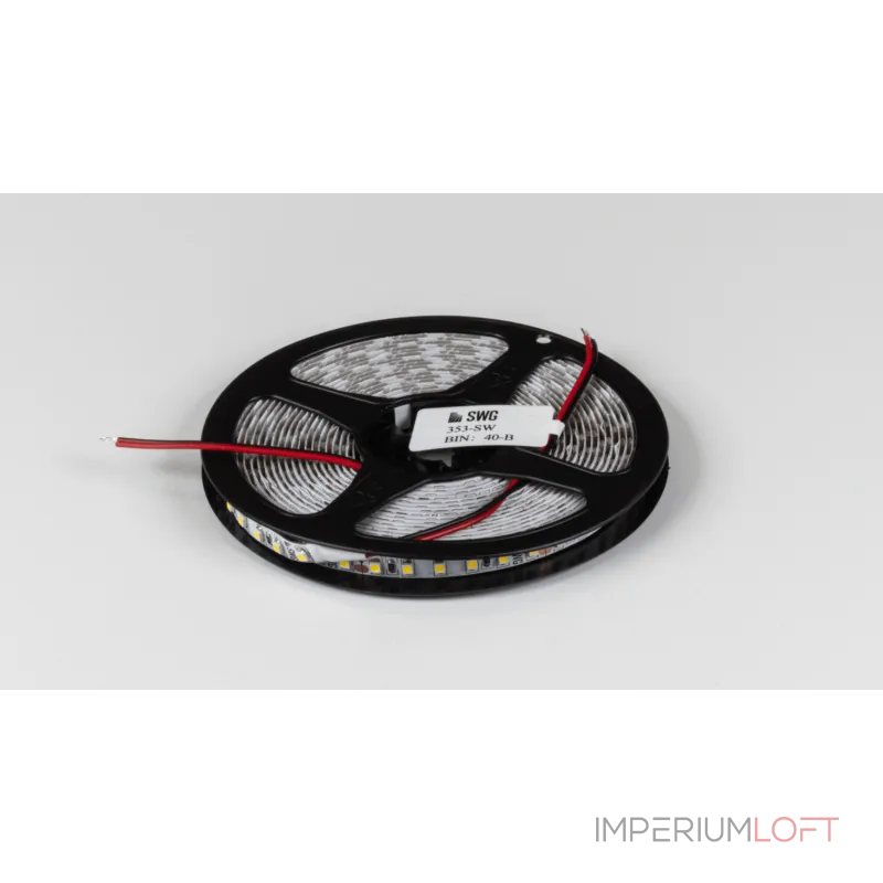 Светодиодная лента 3528, 120 LED/м, 9,6 Вт/м, 24В , IP20, Цвет: Нейтральный белый, SWG3120-24-9.6-NW-M Светодиодная лента 3528, 120 LED/м, 9,6 Вт/м, 24В , IP20, Цвет: Нейтральный белый, SWG3120-24-9.6-NW-M