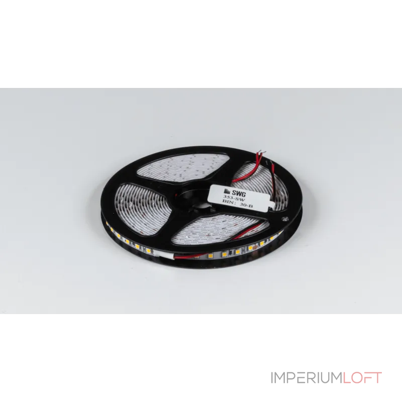 Светодиодная лента 3528, 120 LED/м, 9,6 Вт/м, 24В , IP20, Цвет: Тёплый белый, SWG3120-24-9.6-WW-M Светодиодная лента 3528, 120 LED/м, 9,6 Вт/м, 24В , IP20, Цвет: Тёплый белый, SWG3120-24-9.6-WW-M