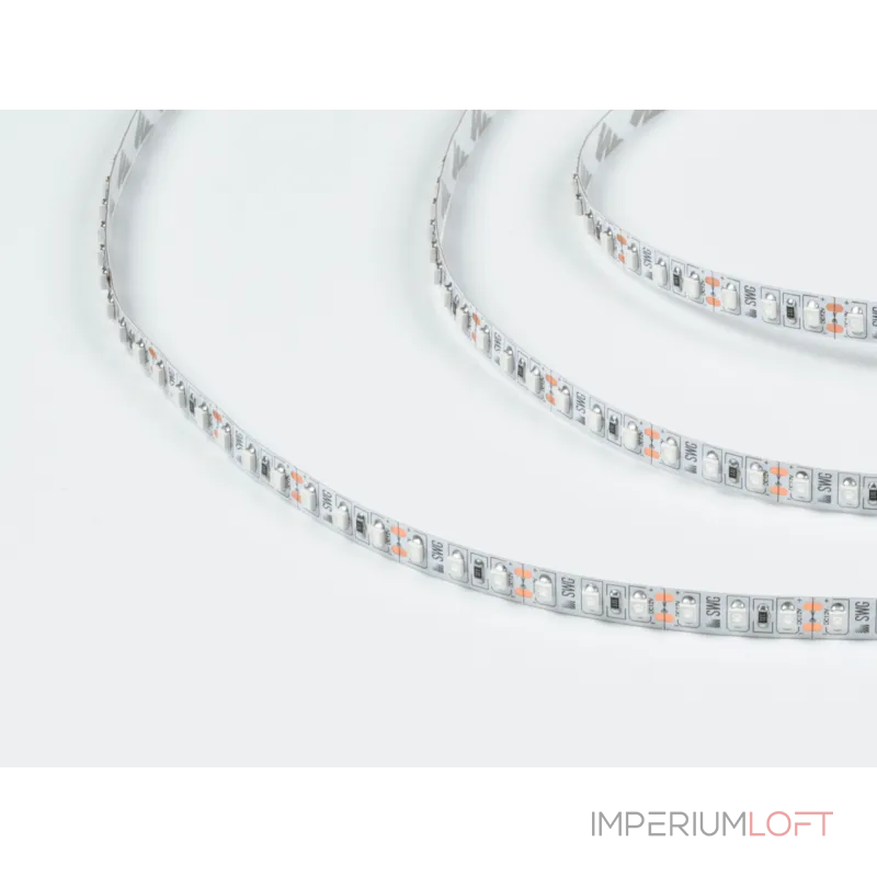 Светодиодная лента 3528, 120 LED/м, 9,6 Вт/м, 12В , IP20, Цвет: Зелёный, SWG3120-12-9.6-G-M