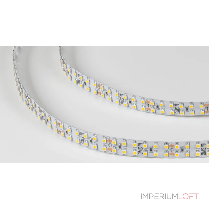 Светодиодная лента 3528, 240 LED/м, 19,2 Вт/м, 24В , IP20, Цвет: Тёплый белый, SWG3240-24-19.2-WW-M Светодиодная лента 3528, 240 LED/м, 19,2 Вт/м, 24В , IP20, Цвет: Тёплый белый, SWG3240-24-19.2-WW-M