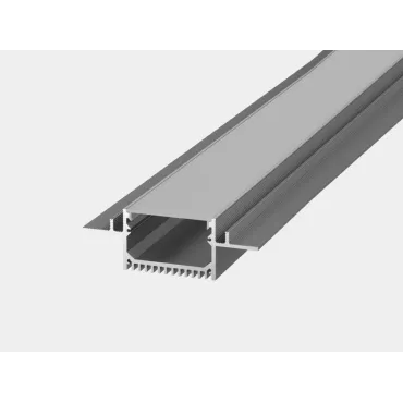 Встраиваемый в гипсокартон алюминиевый профиль Design LED без видимой рамки LG49 2500 мм анодированный LG49-R