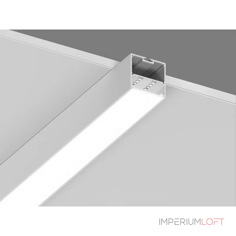 Подвесной/накладной алюминиевый профиль Design LED LS 5050, 2500 мм, белый, LS.5050-W-R от NovaLamp