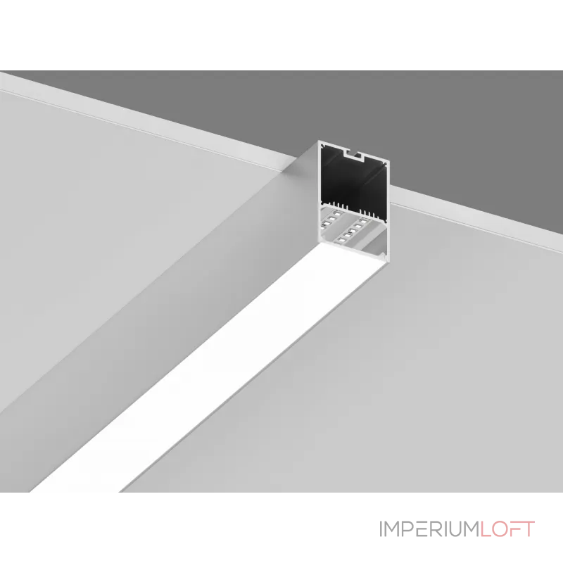 Подвесной/накладной алюминиевый профиль Design LED LS 4970, 2500 мм, анодированный, LS.4970-R от NovaLamp