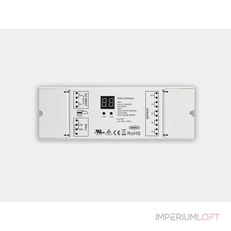 Dali диммер универсальный для лент 4х8А, DALI-DT6-GR4 от ImperiumLoft Dali диммер универсальный для лент 4х8А, DALI-DT6-GR4 от ImperiumLoft