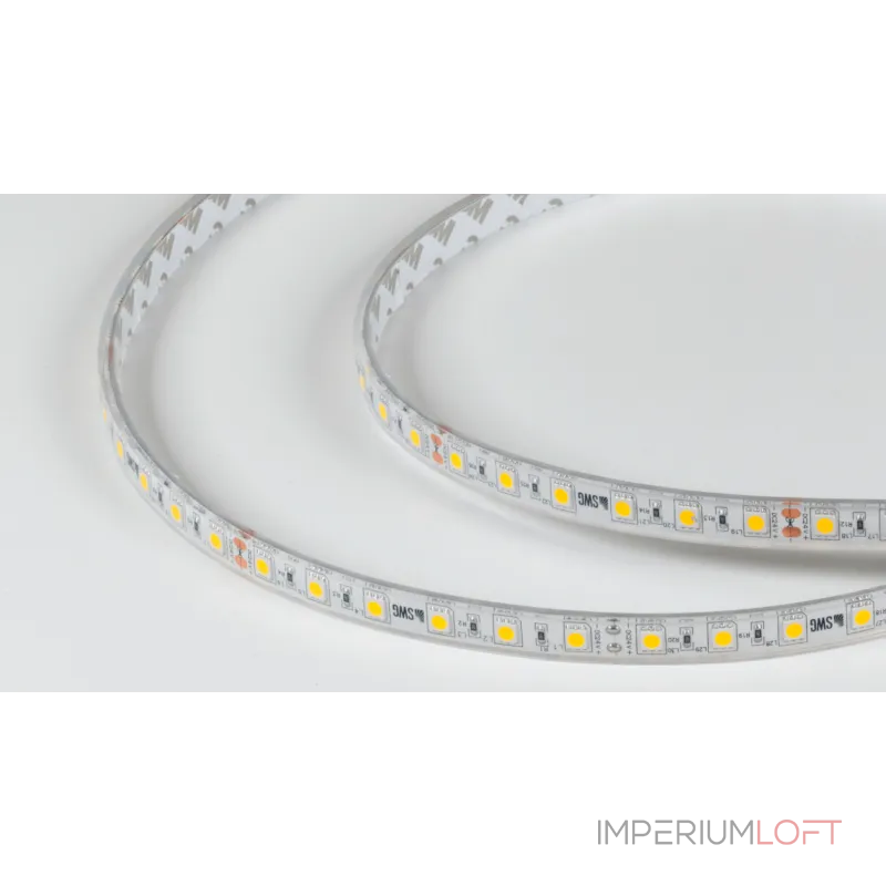 Светодиодная лента 5050, 60 LED/м, 14,4 Вт/м, 24В , IP68, Цвет: Тёплый белый, SWG560-24-14.4-WW-68-M Светодиодная лента 5050, 60 LED/м, 14,4 Вт/м, 24В , IP68, Цвет: Тёплый белый, SWG560-24-14.4-WW-68-M