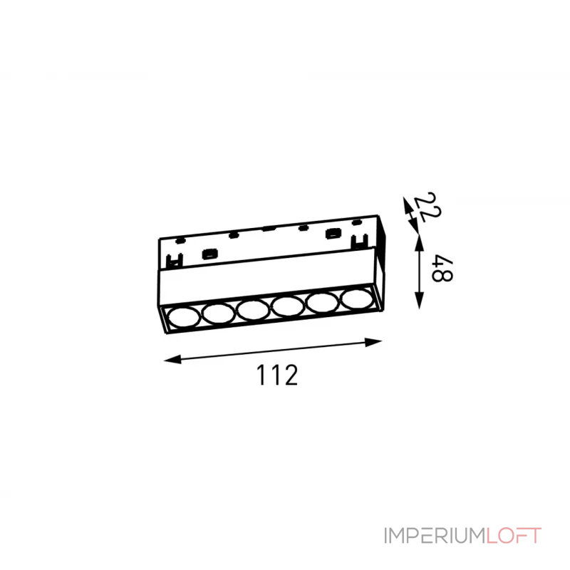Светильник линейный дарклайт, серия SY-LINK, Черный, 6Вт, IP20, Тёплый белый (3000К), SY-LINK-110-BL-6-WW от NovaLamp Светильник линейный дарклайт, серия SY-LINK, Черный, 6Вт, IP20, Тёплый белый (3000К), SY-LINK-110-BL-6-WW от NovaLamp