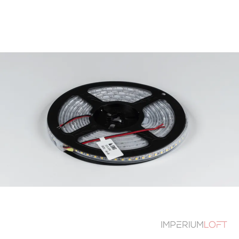 Светодиодная лента 3528, 120 LED/м, 9,6 Вт/м, 12В , IP66, Цвет: Нейтральный белый, SWG3120-12-9.6-NW-66-M