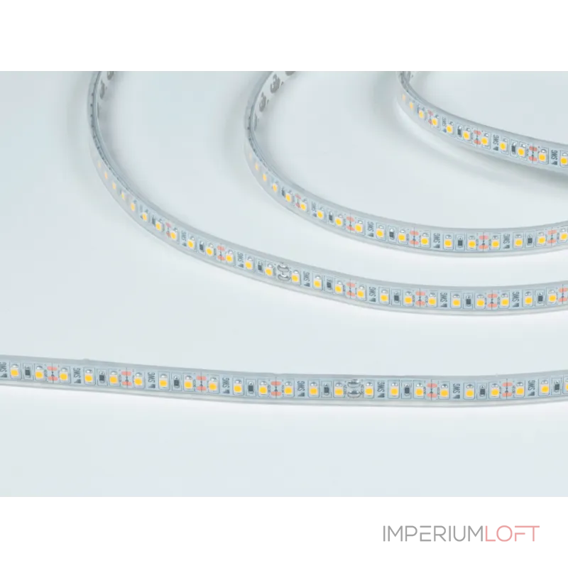 Светодиодная лента 3528, 120 LED/м, 9,6 Вт/м, 12В , IP66, Цвет: Тёплый белый, SWG3120-12-9.6-WW-66-M