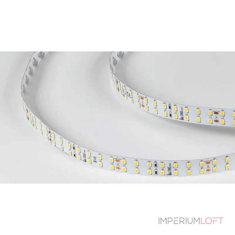 Светодиодная лента SWG PRO 2835, 196 LED/м, 20 Вт/м, 24В , IP20, Цвет: Нейтральный белый, SWG2P196-24-20-NW-20