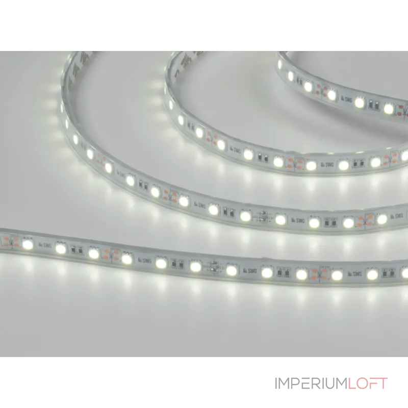 Светодиодная лента 5050, 60 LED/м, 14,4 Вт/м, 12В , IP66, Цвет: Холодный белый, SWG560-12-14.4-W-66-M Светодиодная лента 5050, 60 LED/м, 14,4 Вт/м, 12В , IP66, Цвет: Холодный белый, SWG560-12-14.4-W-66-M